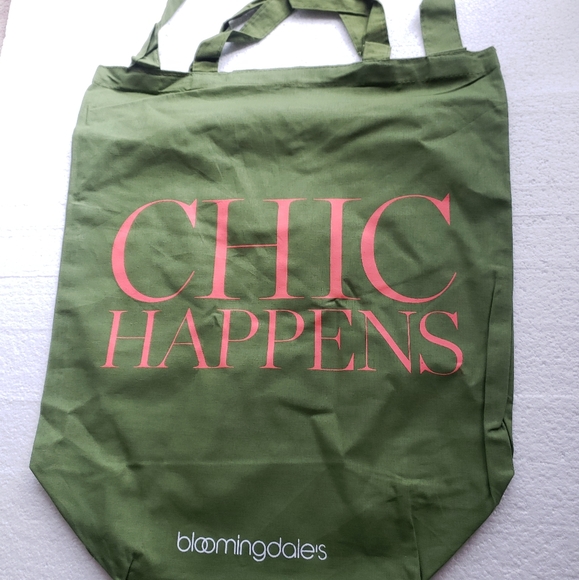 Bloomingdales Chic Happens Dual Handle Tote - Picture 2 of 6
